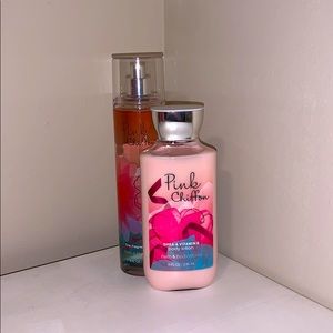 PINK CHIFFON Bath & Body Works set